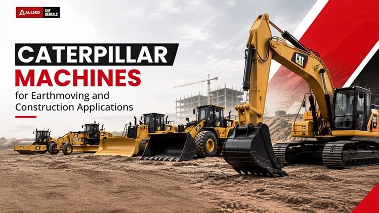 Caterpillar Machines for Earthmoving and Construction Applications