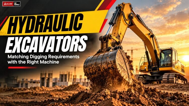 Hydraulic Excavators: Matching Digging Requirements with the Right Machine